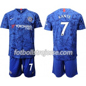 Chelsea Matchtröjor Kante 7 Barn Hemma Fotbollströja 2019-2020